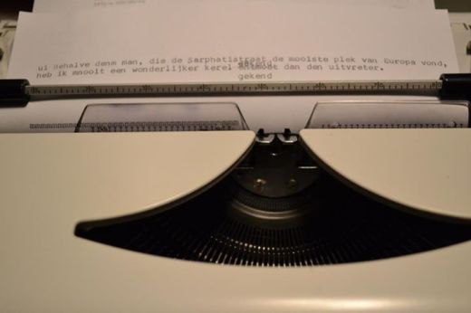 foto typemachine uitvreter