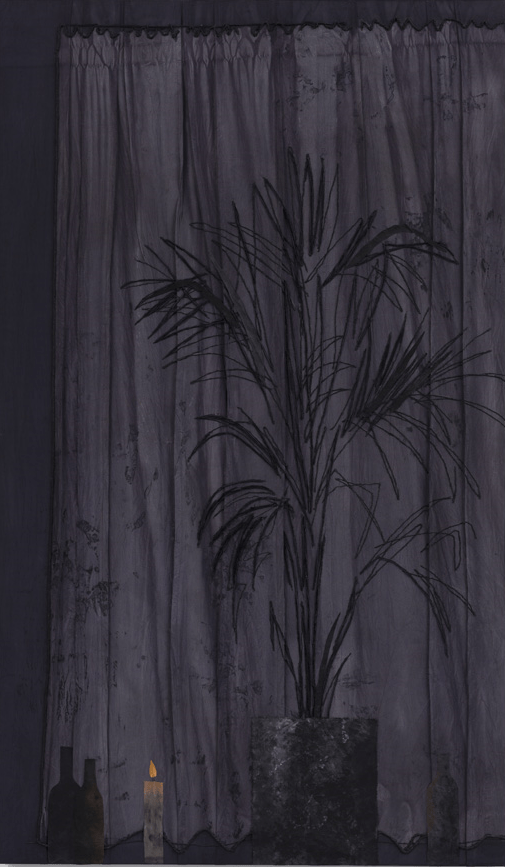 Michael Raedecker-dimension-2016-Grimm Gallery