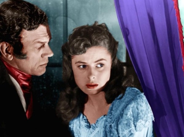 Joseph Cotten en Ingrid Bergman in Under Capricorn, Hitchcock, 1949.