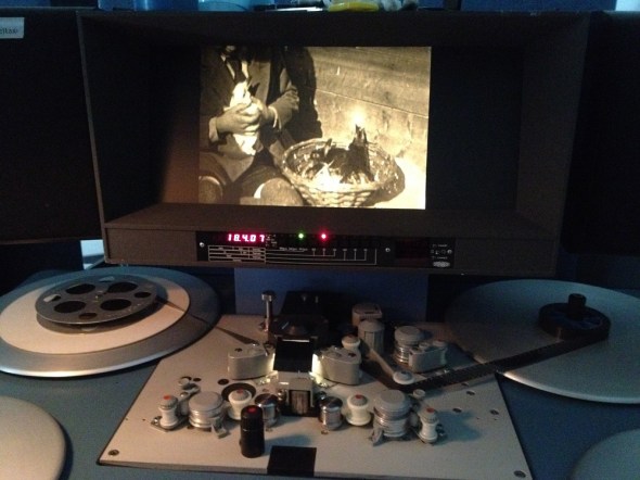 Viewingtafel bij Eye met film Jacob Mees