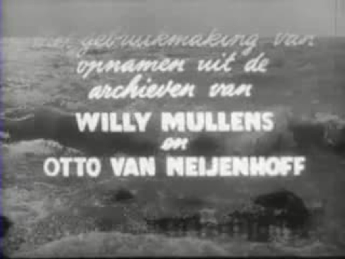 Openingstitel Land uit zee, Rudi Hornecker, 1950