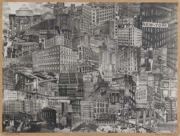 Grosstadt, Paul Citroen, ca. 1920, Kunstmuseum Den Haag
